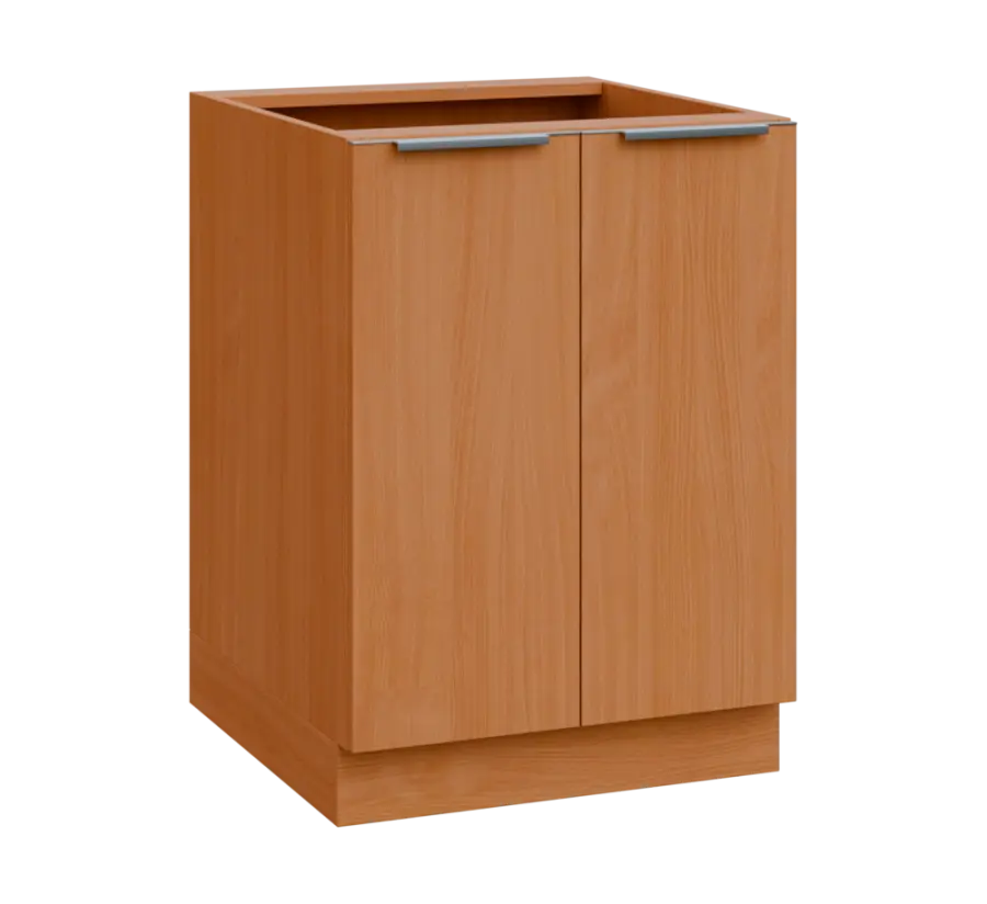 SIS - 6D2 spodní skříňka, 2-dveřová, 870x600x600, buk royal